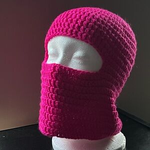 Handmade crochet ski mask made Fromm soft acrylic yarn